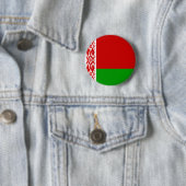 vlag van belarus ronde button 5,7 cm (In situ)