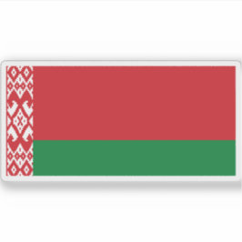 Vlag van Belarus Sticker