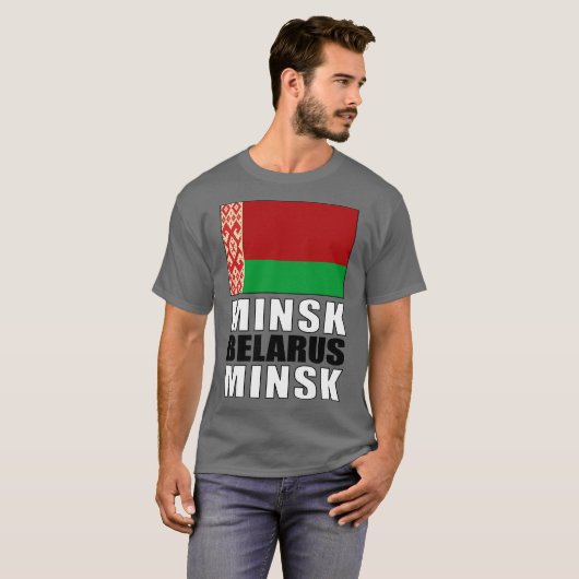 Vlag van Belarus T-shirt (Voorkant volledig)