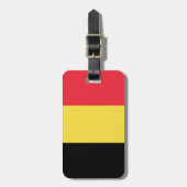 Vlag van België Bagagelabel (Voorkant verticaal)