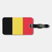 Vlag van België Bagagelabel (Achterkant horizontaal)