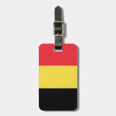 Vlag van België Bagagelabel (Voorkant verticaal)