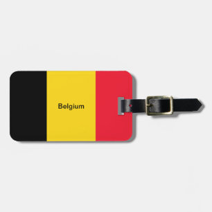 Vlag van België Bagagelabel