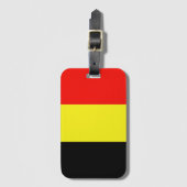 Vlag van België Bagagelabel (Voorkant (verticaal))