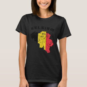 Vlag van België, België Overzicht, België Reizen, T-shirt