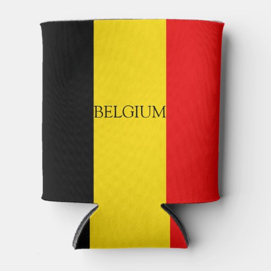 Vlag van België Blikjeskoeler (Voorkant)