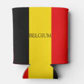 Vlag van België Blikjeskoeler (Achterkant)