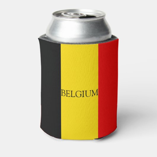 Vlag van België Blikjeskoeler (Blikje Achterkant)