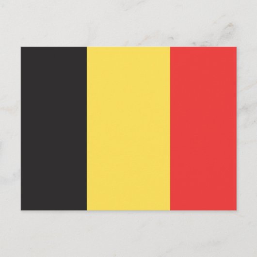 Vlag van België Briefkaart (Voorkant)