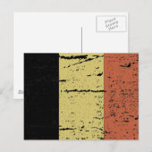 VLAG VAN BELGIË BRIEFKAART (Voorkant / Achterkant)
