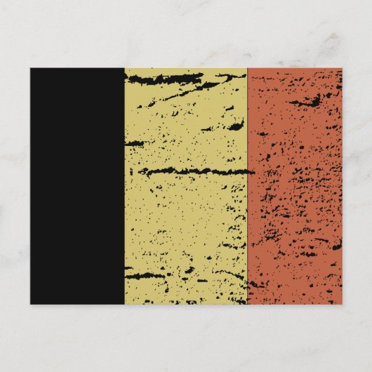VLAG VAN BELGIË BRIEFKAART (Voorkant)
