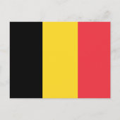 Vlag van België Briefkaart (Voorkant)