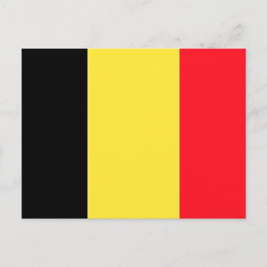 Vlag van België Briefkaart (Voorkant)