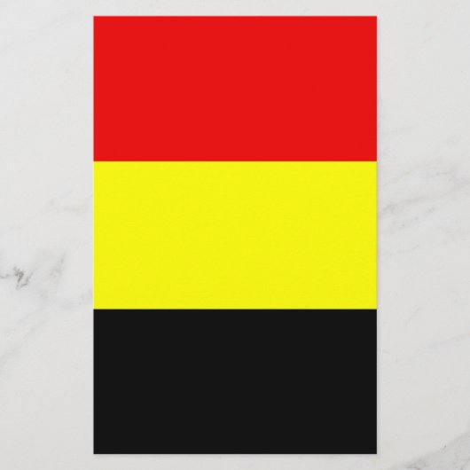 Vlag van België Briefpapier (Voorkant)