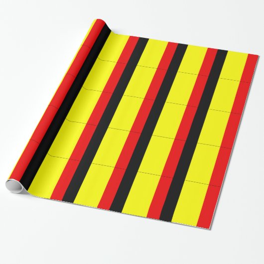Vlag van België Cadeaupapier (Uitgerold)