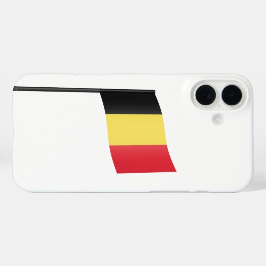Vlag van België Case-Mate iPhone Case (Achterkant (horizontaal))