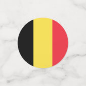 Vlag van België Confetti (Kleine voorkant)