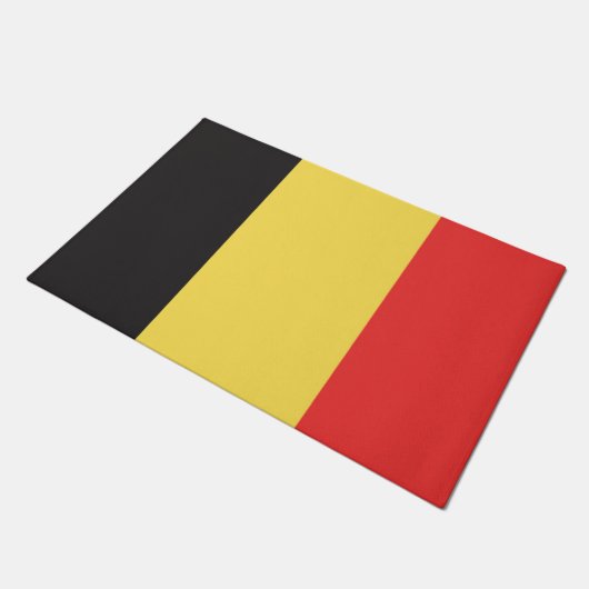 Vlag van België Deurmat (Schuin)