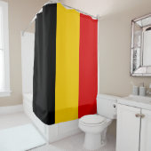 Vlag van België Douchegordijn (In situ)