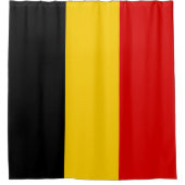 Vlag van België Douchegordijn (Voorkant)