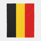 Vlag van België Fleece Deken (Voorkant)