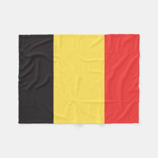 Vlag van België Fleece Deken (Voorkant (Horizontaal))