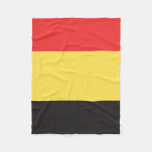 Vlag van België Fleece Deken (Voorkant)