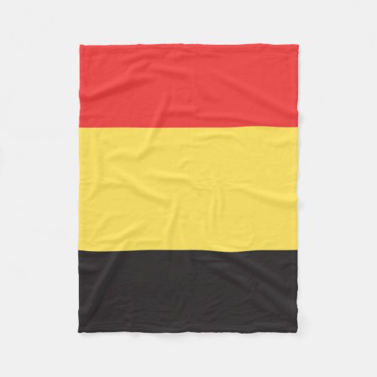 Vlag van België Fleece Deken (Voorkant)