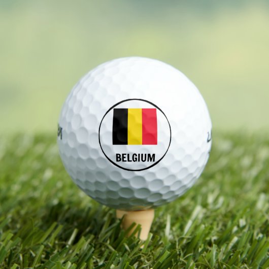 Vlag van België Golfballen (Insitu Shirt)
