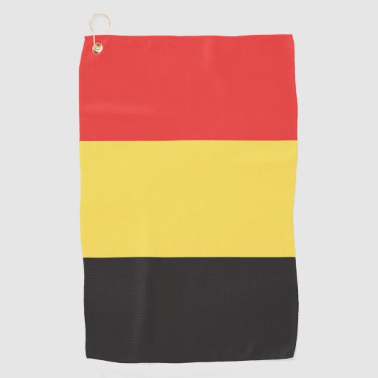 Vlag van België Golfhanddoek (Voorkant)