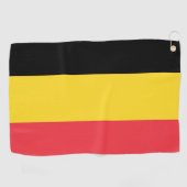 Vlag van België Golfhanddoek (Horizontaal)