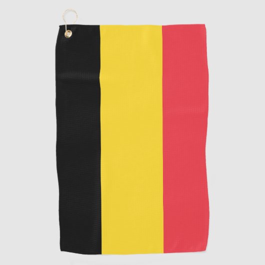Vlag van België Golfhanddoek (Voorkant)