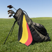 Vlag van België Golfhanddoek (Groen)