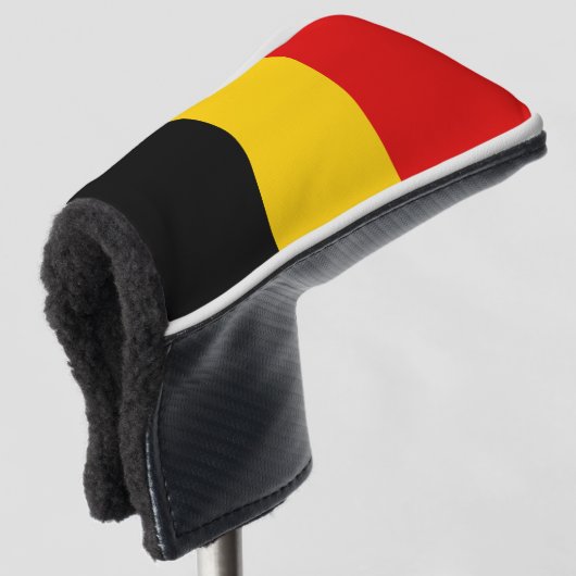 Vlag van België Golfheadcover (3/4 voorkant)