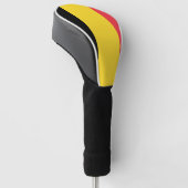 Vlag van België Golfheadcover (Schuin)