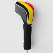 Vlag van België Golfheadcover (Schuin)