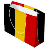 Vlag van België Groot Cadeauzakje (Achterkant Gekanteld)