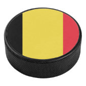 Vlag van België Hockey Puck (3/4)