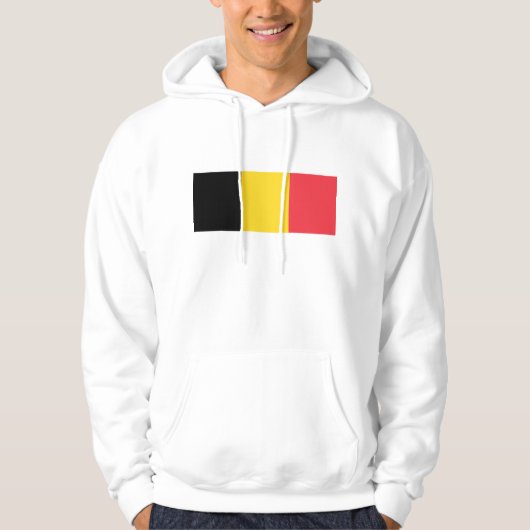 Vlag van België Hoodie (Voorkant)
