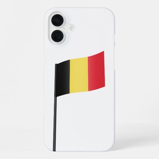 Vlag van België iPhone Hoesje (Achterkant)