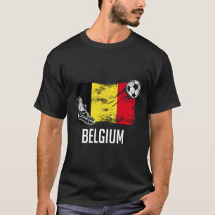 Vlag van België Jersey Belgisch voetbalelftal Belg T-shirt