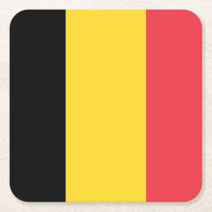 Vlag van België Kartonnen Onderzetters