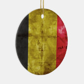 Vlag van België Keramisch Ornament (Rechts)