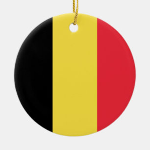 Vlag van België Keramisch Ornament