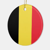 Vlag van België Keramisch Ornament (Links)