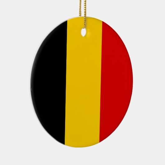 Vlag van België Keramisch Ornament (Rechts)