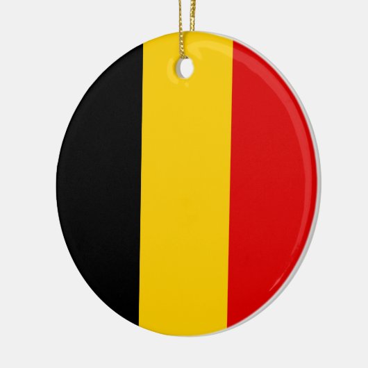 Vlag van België Keramisch Ornament (Links)