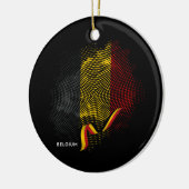 Vlag van België Keramisch Ornament (Links)