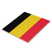 Vlag van België keramische tegel Tegeltje (Zijkant)