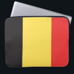 Vlag van België Laptop Sleeve<br><div class="desc">Deel 2:3,  vlag van België.</div>